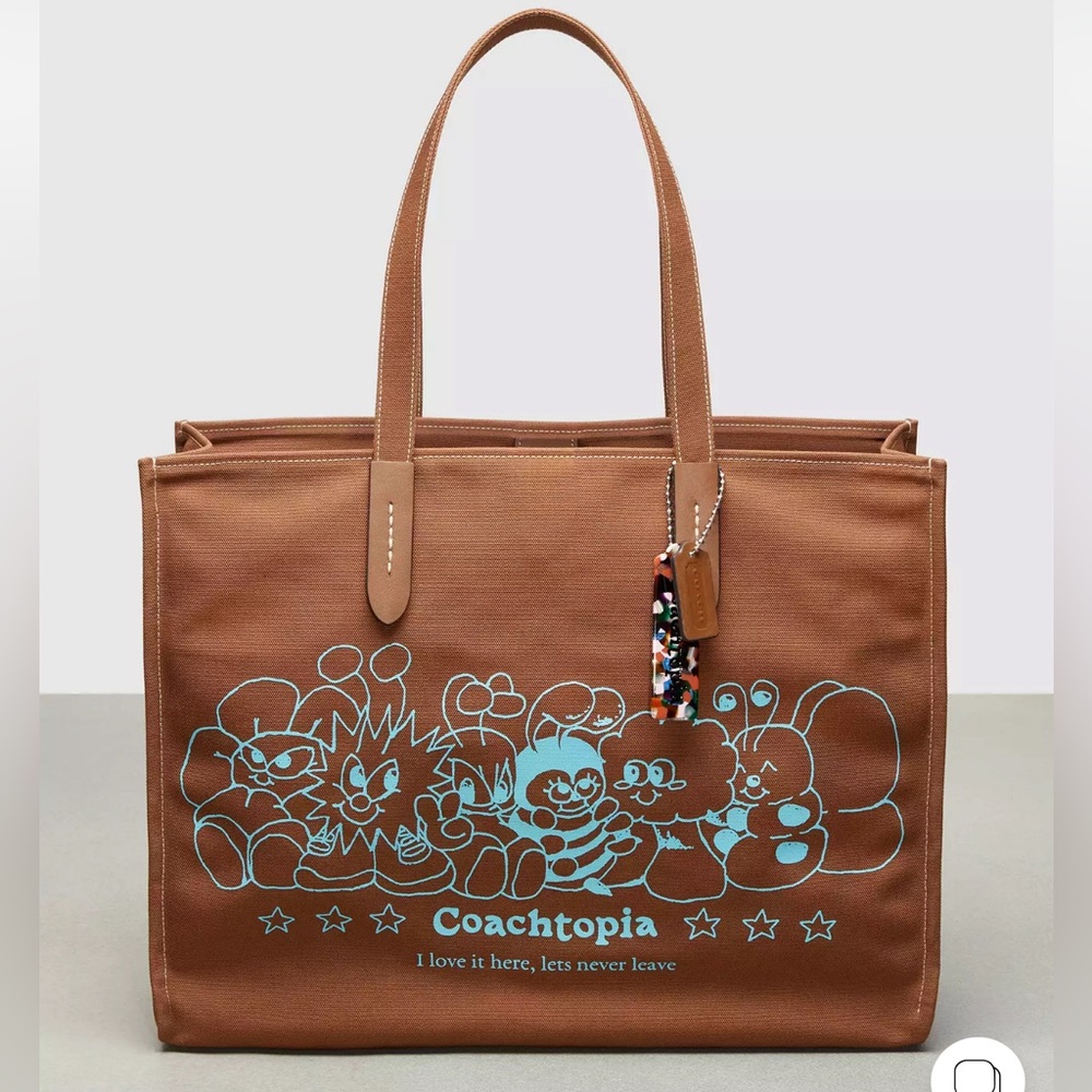 Coach Tote In 100% Recycled Canvas: Coachtopia Creatures